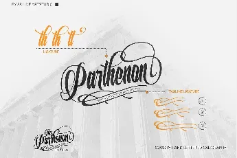 The Parthenon Script Free font