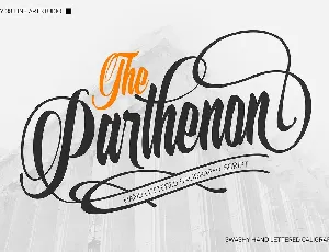 The Parthenon Script Free font