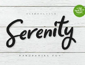 Serenity font