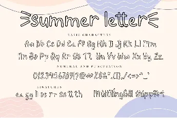 Summer Letter font