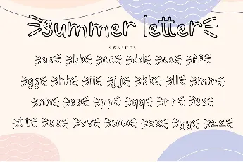 Summer Letter font