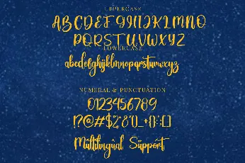 Winter Delighters font