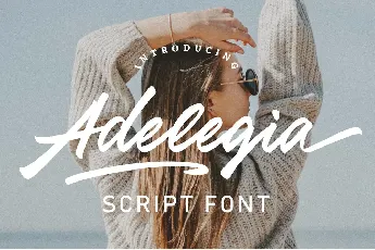 Adelegia font