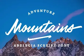 Adelegia font