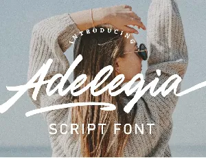 Adelegia font