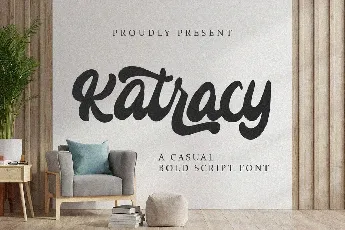 Katracy font