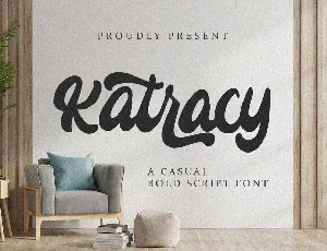 Katracy font