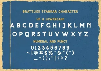 Brattlies 1851’s font