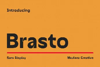 Brasto font