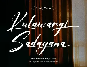 Kulawargi Sadayana font