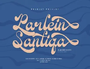 Parlein Santiqa font