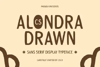 CS Alondra Drawn font