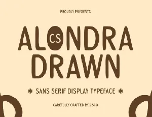 CS Alondra Drawn font