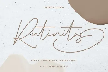 Rutinitas font