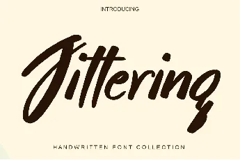 Jittering font