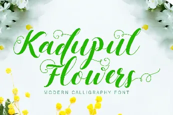 Kadupul Flowers font