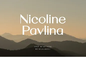 Nicoline Pavlina font