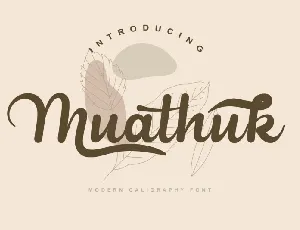 Muathuk font