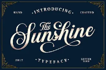 Sunshine Script font