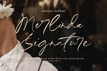 Merlinda Signature font