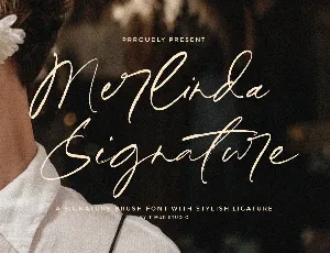 Merlinda Signature font