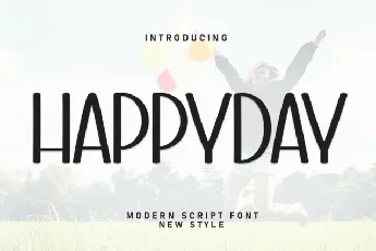 Happyday Display font