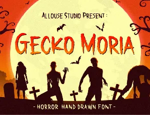 Gecko Moria Demo font