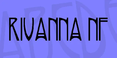 Rivanna NF font