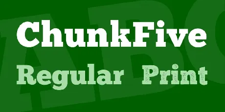 ChunkFive font