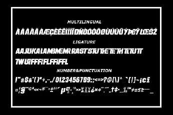 Therace Display font