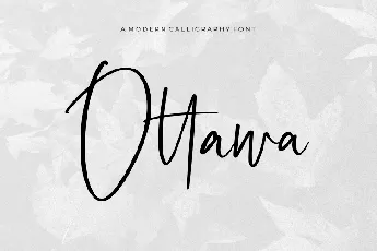 Ottawa Script font