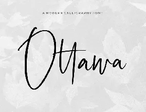 Ottawa Script font