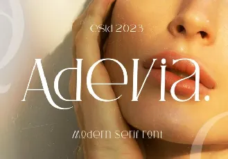 Adevia font