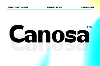 Canosa font