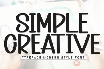 Simple Creative Display font