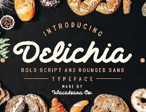 Delichia Bold Script font