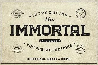 The Immortal Vintage font