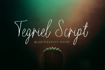 Tegriel Script font