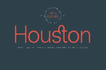 Houston font