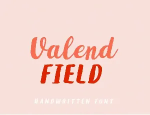 Valend Field font