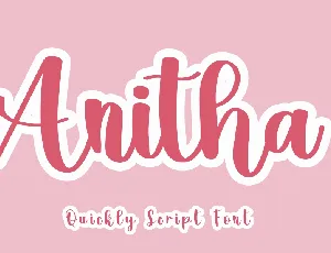 Anitha font