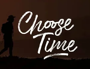 Choose Time font