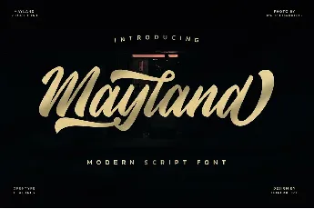 Mayland font