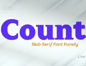 Counte font