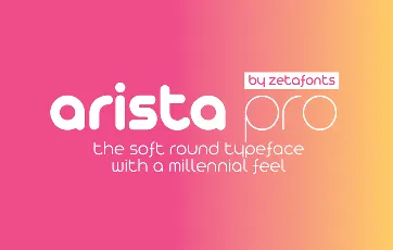 Arista Pro Family font