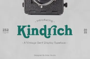 Kindrich font