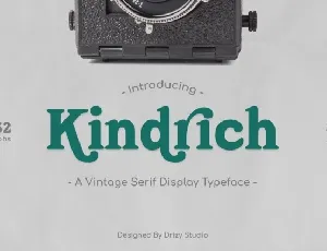 Kindrich font