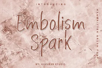 Embolism Spark font