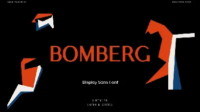 Bomberg font