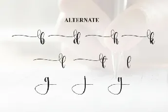 Autography Calligraphy font